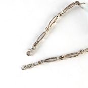 光差し込む！翡翠 シルバー ブレスレット A貨翡翠 jd_br1031