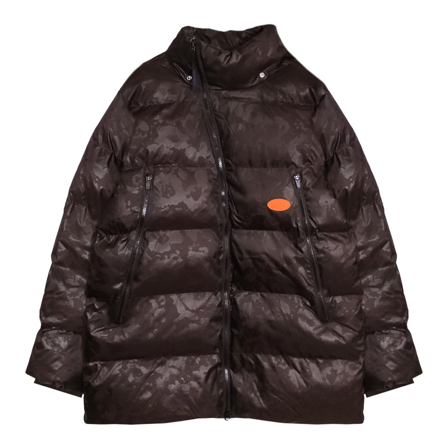 PUMA × P.A.M. / PERKS AND MINI | OVERSIZED LONG PUFFER JACKET (DARK  CHOCOLATE) | UNEEK BASEMNT