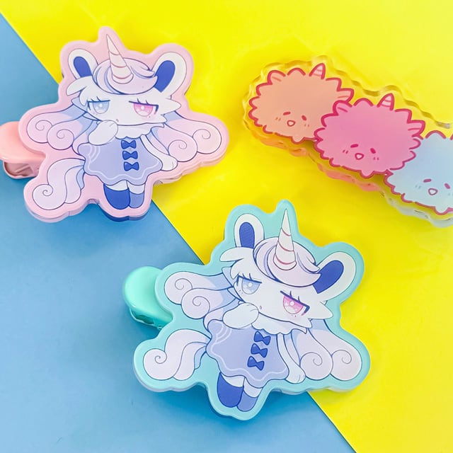 アクリルヘアクリップ【10set】 | UNIFACTORY ユニファクトリー | 【小