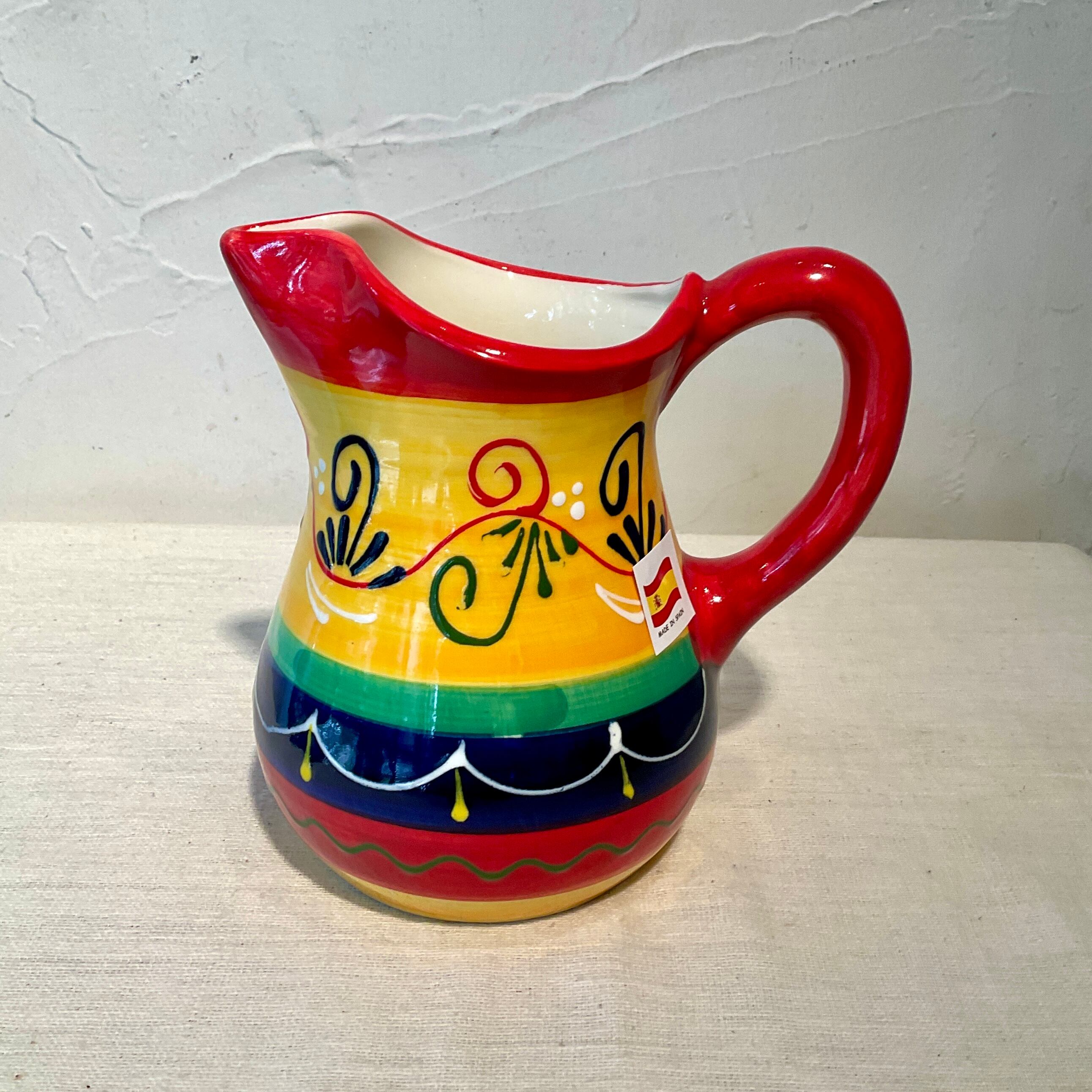 【スペイン陶器】ピッチャー
