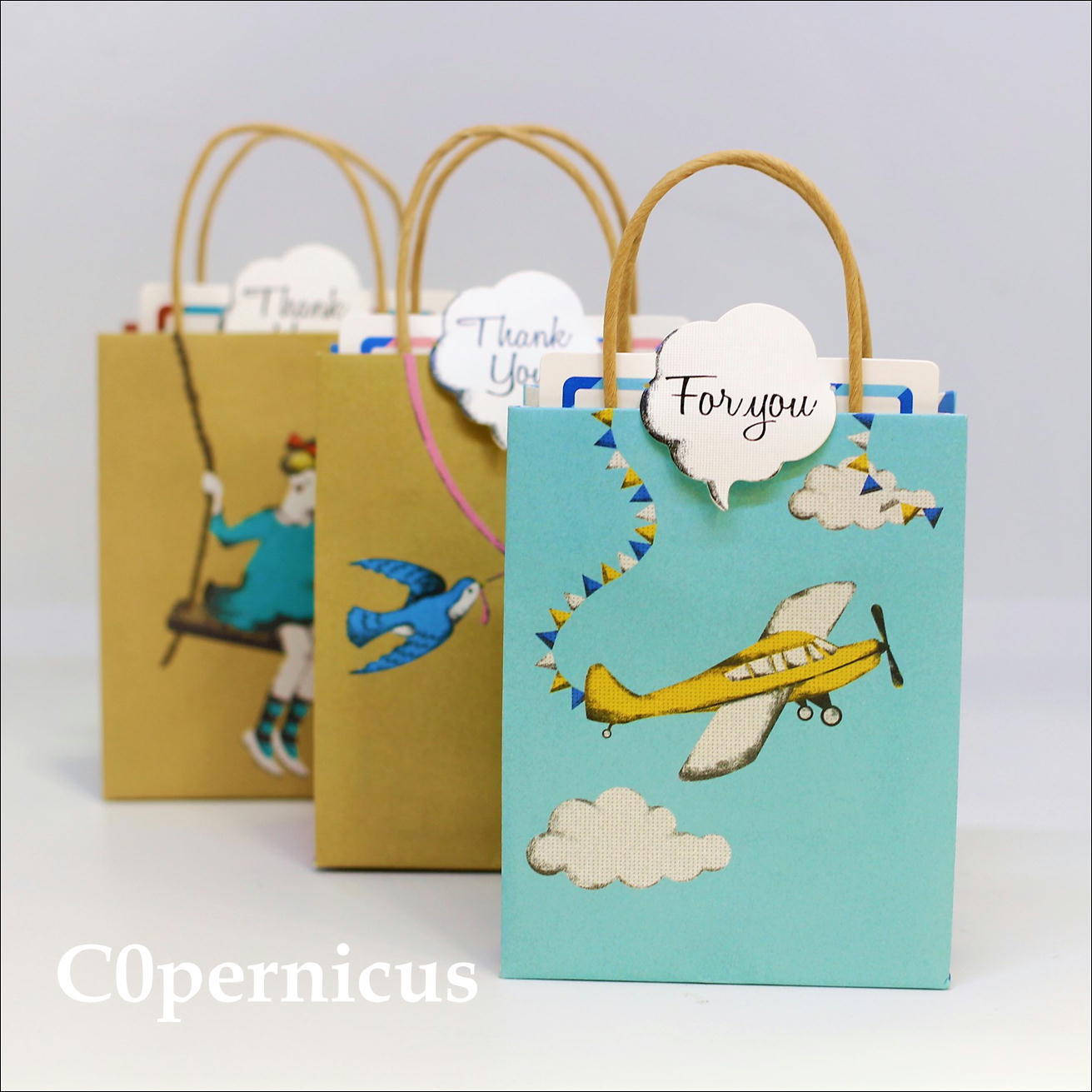 メッセージカード/紙袋/ギフト袋 (飛行機)web限定価格 メッセージカード/紙袋/ギフト袋 (飛行機)web限定価格