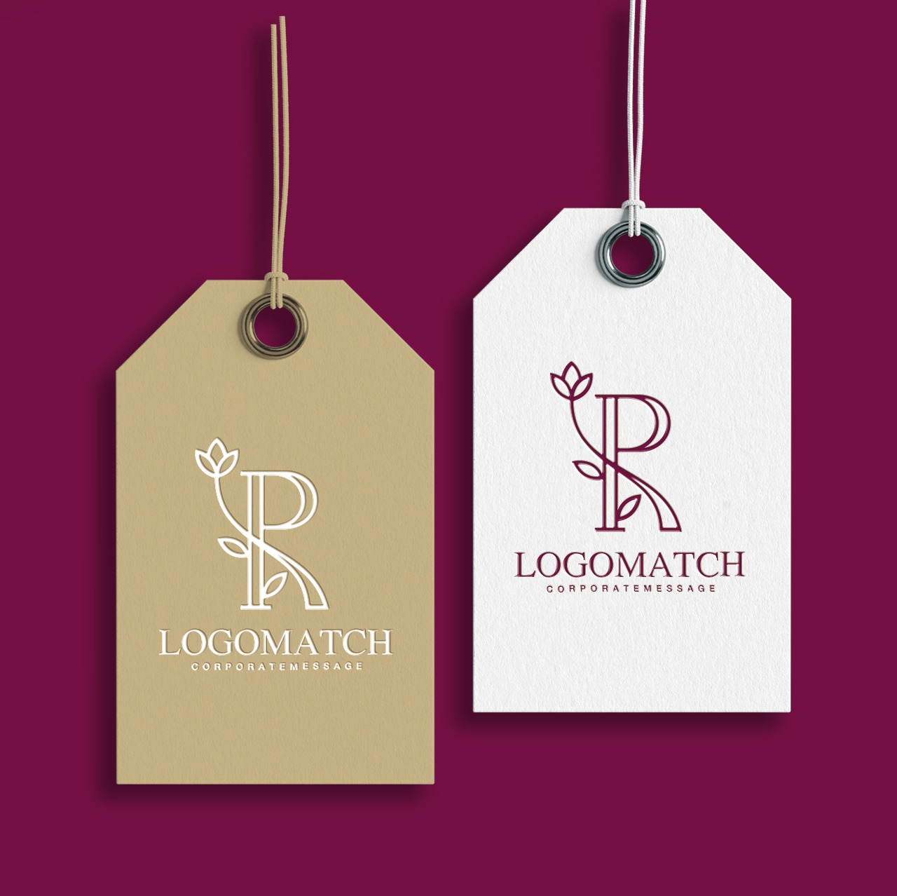 優雅な一輪の花Rのロゴ