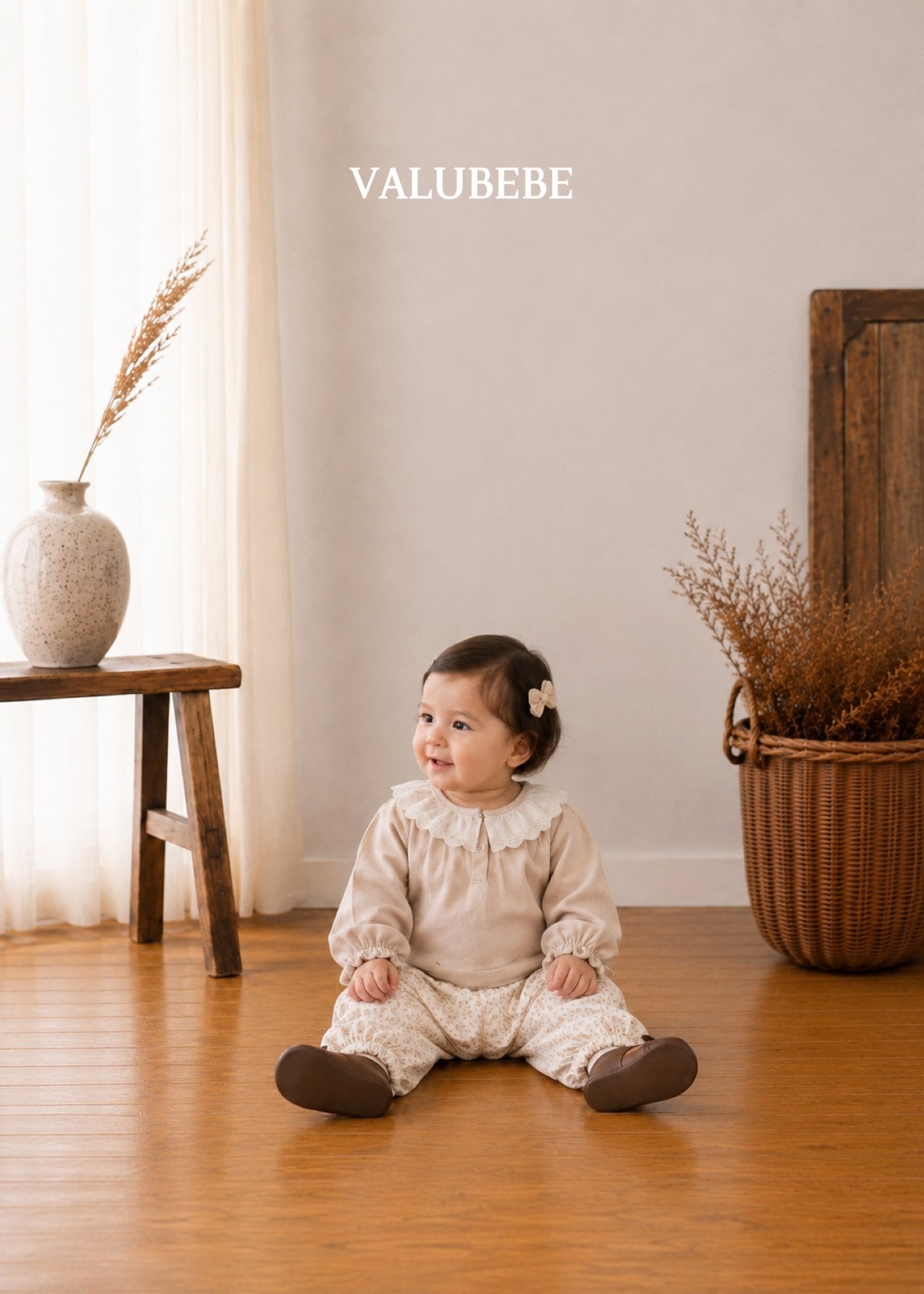 送料無料【予約】/ autumnエンボパンツ（フラワー） /valubebe