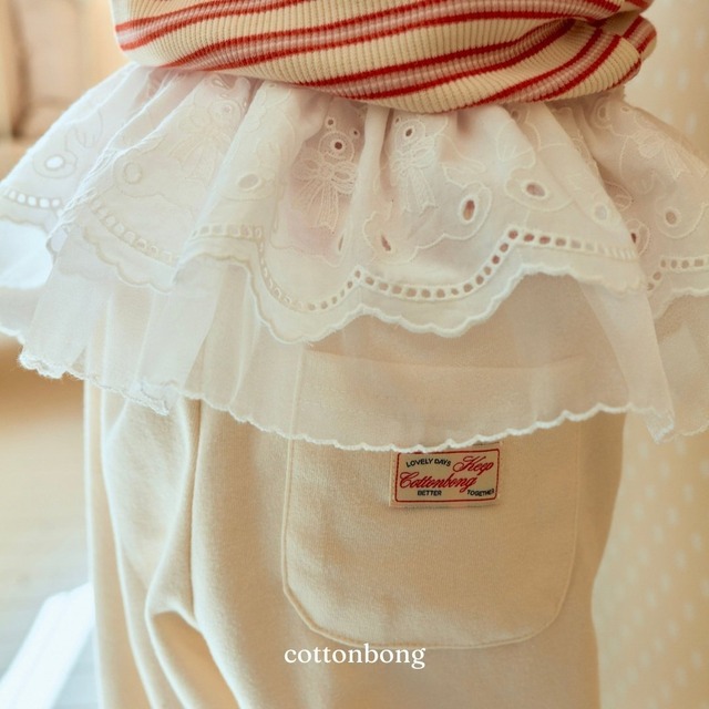 《予約》送料無料【cottonbong】Lily Lace Skirt