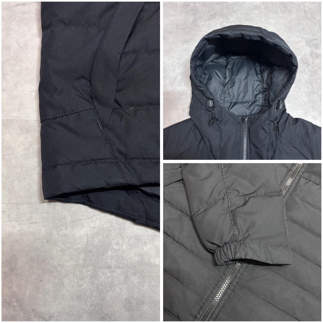 NIKE ナイキ ダウンジャケット 古着 ロゴ パーカー L 黒 17390 | fuufu