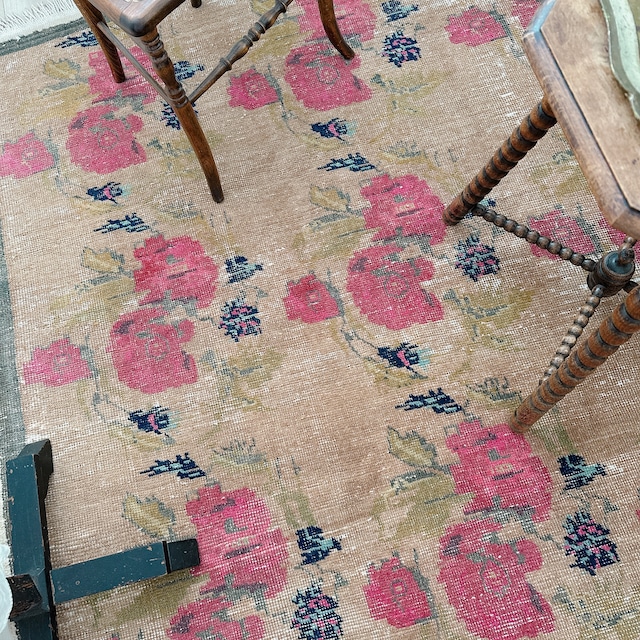 トルコ ヴィンテージラグ TR008 | ニーデ | 138cm × 255cm