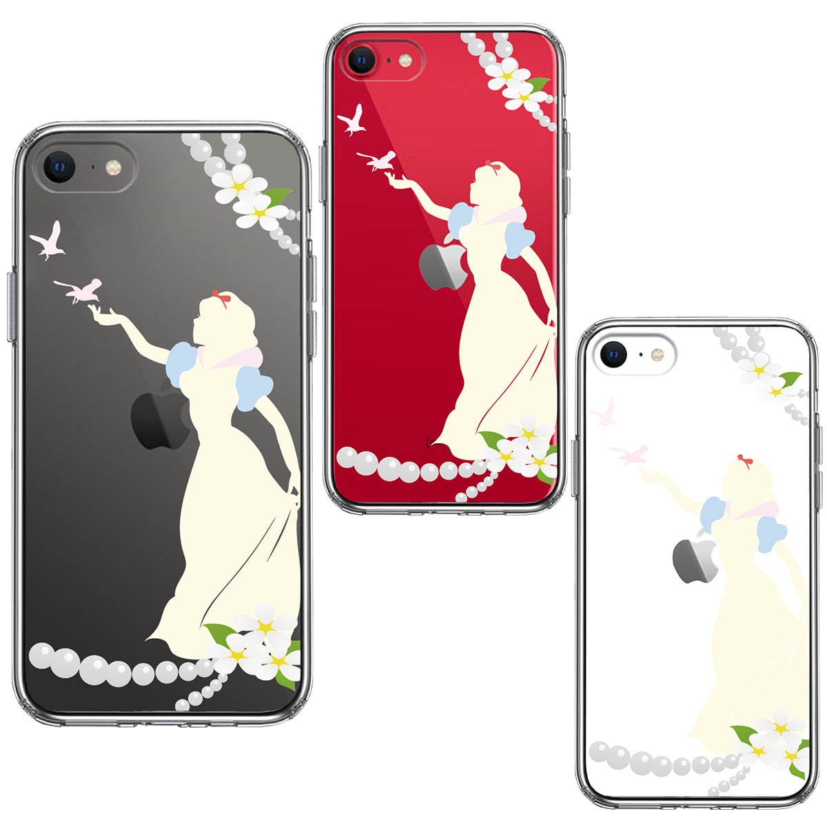 即納】iPhoneSE(第2世代) スマホケース お洒落 ディズニー クリア