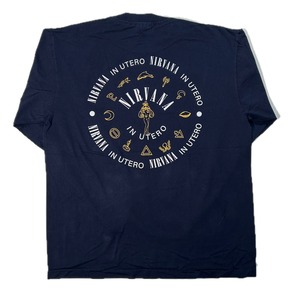12809 NIRVANA 長袖 ロックTシャツ バンドT 両面プリント L