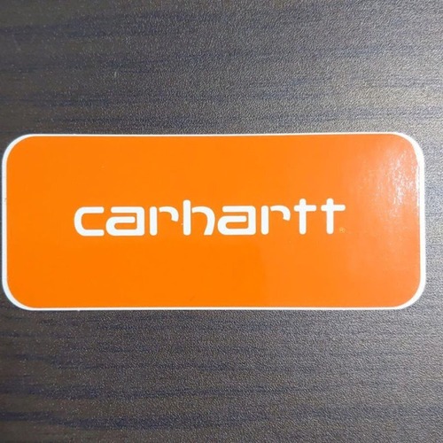 【ST-126】Carhartt Skateboard/Snowboard/BMX Sticker カーハート スケートボード ステッカー オレンジ