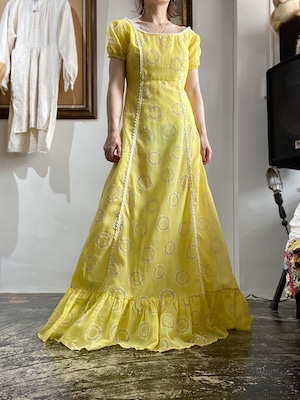 70’s JC Penny yellow dress