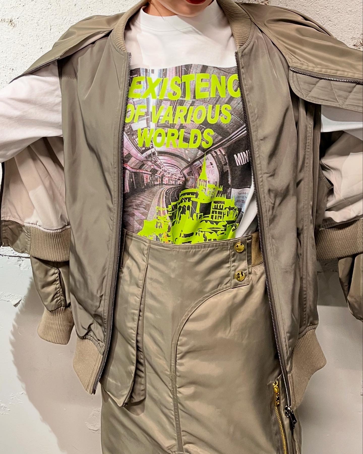 リズレイ RISLEY risley 肩掛けMA-1 | Sister by ParisLagar