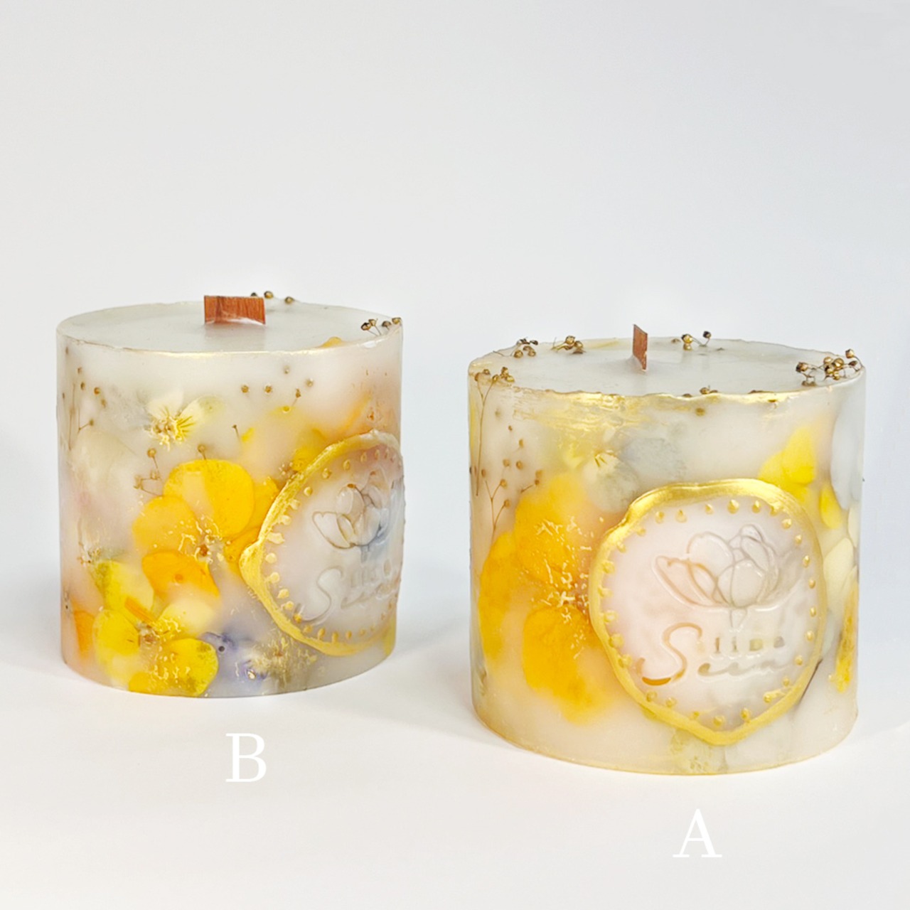 【数量限定】Lueur Jardinシリーズ(光をまとう庭) 木芯ボタニカルキャンドル (Y&B)