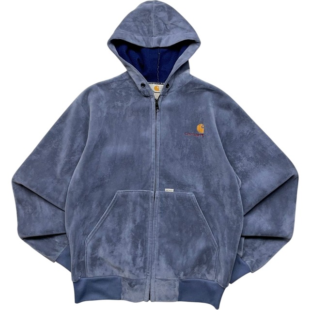《M》 Carhartt カーハート ベロアジャケット パーカー USA製 80年代 vintage no.9043