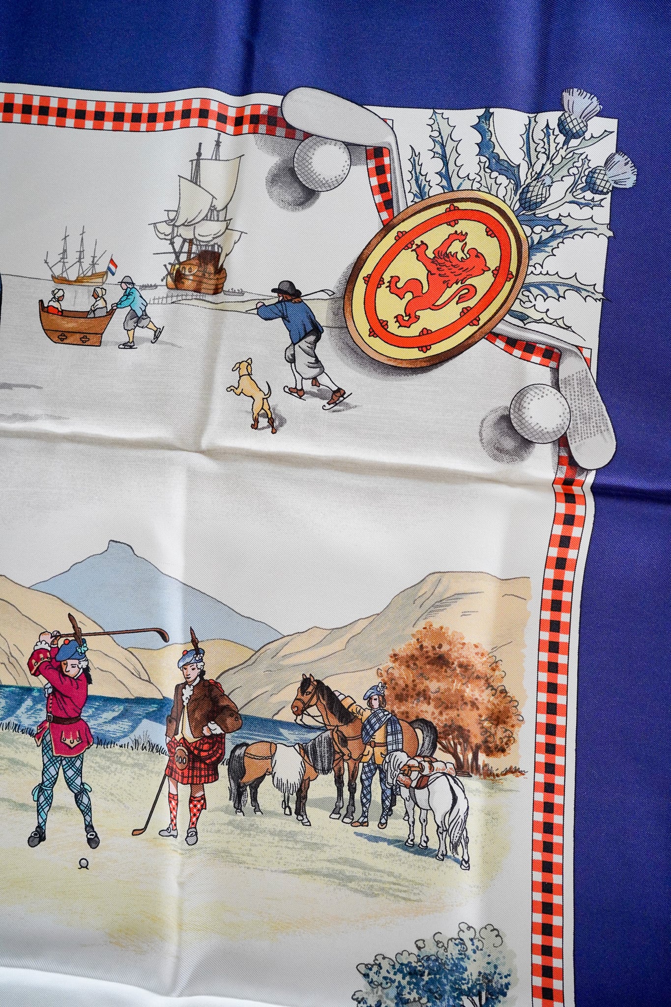HERMES カレ90 宮廷の馬具 ABEILLES TATTOO 1990s】HERMES Carre90, Deadstock 