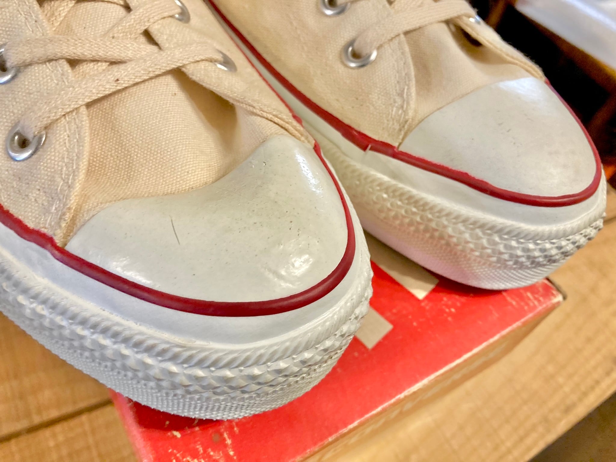 converse（コンバース） ALL STAR （オールスター）生成り 13.5 32cm