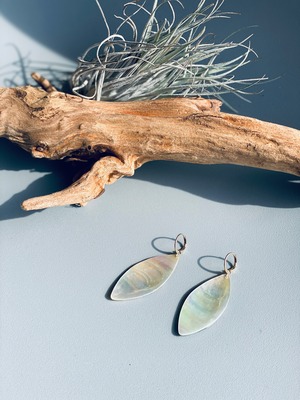 Leaf shell ピアス　✶イヤリングパーツへ変更可能