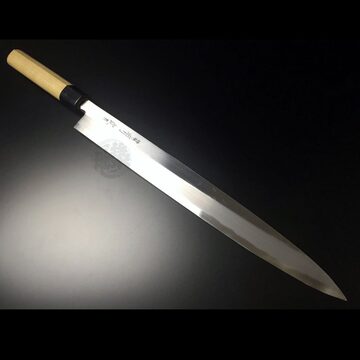 有次 包丁 牛刀 240 mm 冷凍用 幅広 合金鋼 築地 ARITSUGU 送料無料
