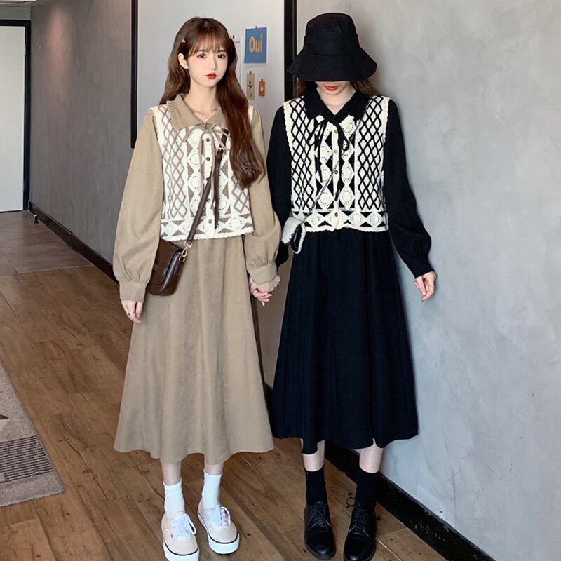 スカート スプリングスタイルドレス レディース ロング 春物 試着室93528157746