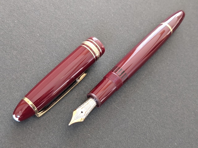 '90s　モンブラン マイスターシュテュック １４６ ボルドー　MONTBLANC MEISTERSTUCK 146　（中字）　14K　　　　　02464