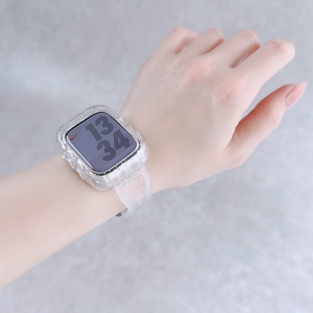 Apple Watch サマースノウクリアバンド | Lune (リュンヌ)