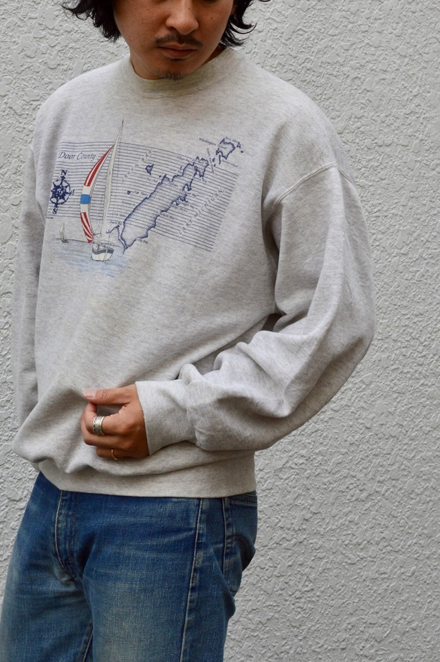 ISLANDER 90s TULTEX 90s Body SUPER WEIGHT Sailing Club Sweat Made in USA タルテックス 90年代 USA製 スウェット セーリングクラブ