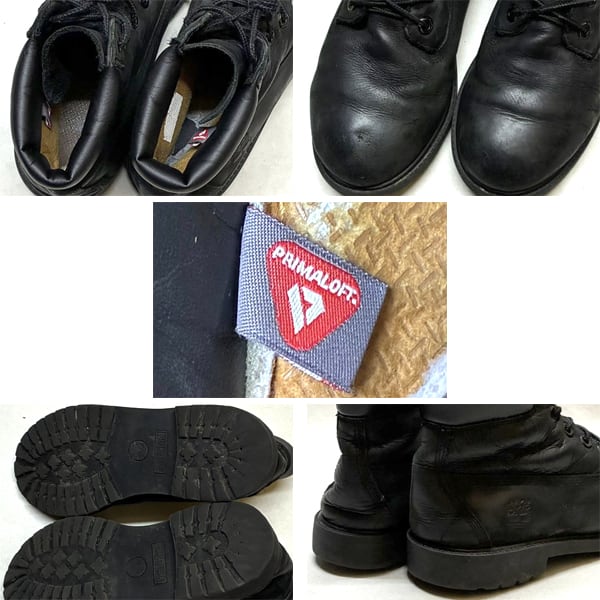 1点物◇Timberlandティンバーランド黒ワークブーツ古着24.5メンズ