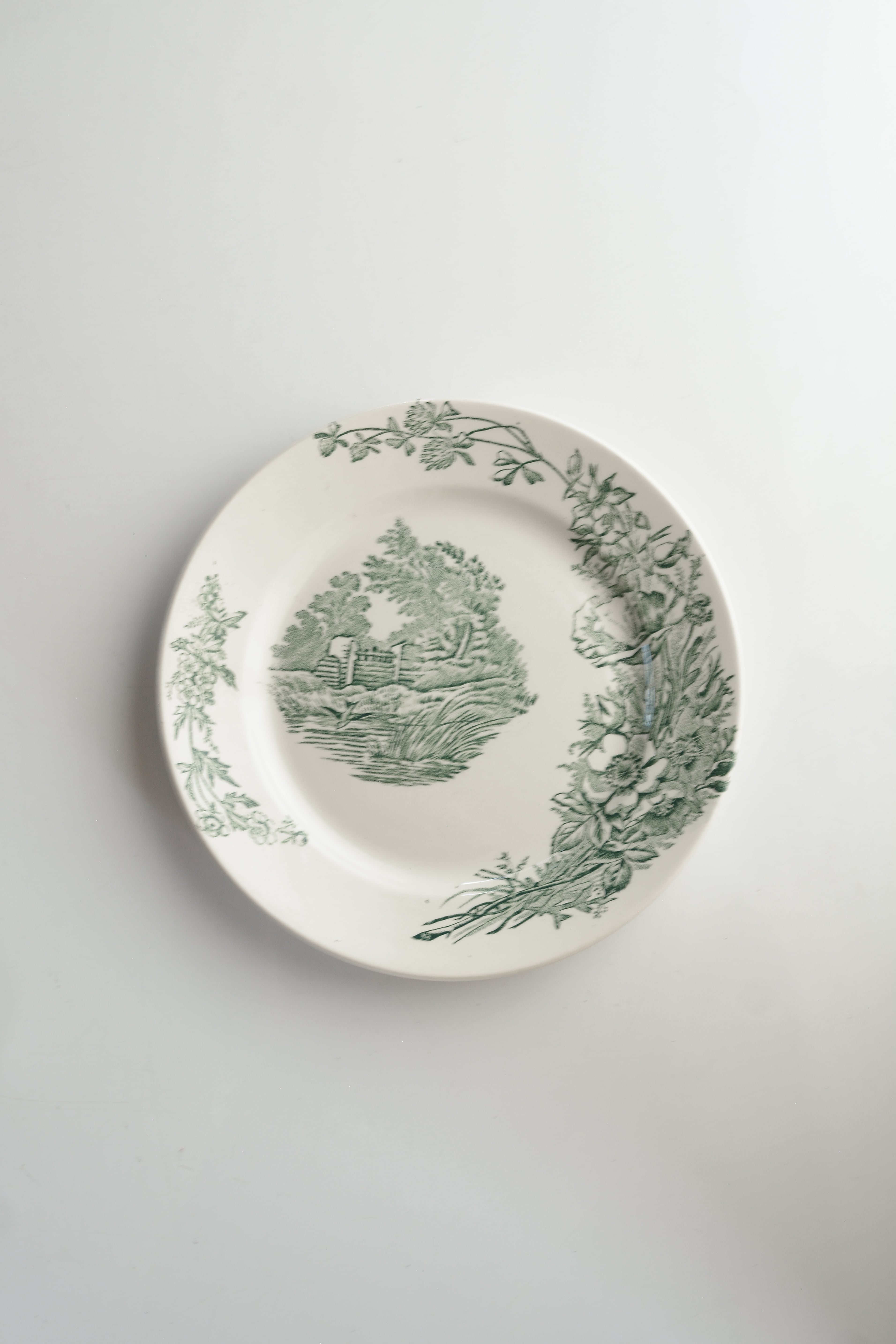 antique plate PEXONNE Champêtre Ⅳ