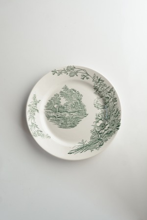 antique plate PEXONNE Champêtre Ⅳ