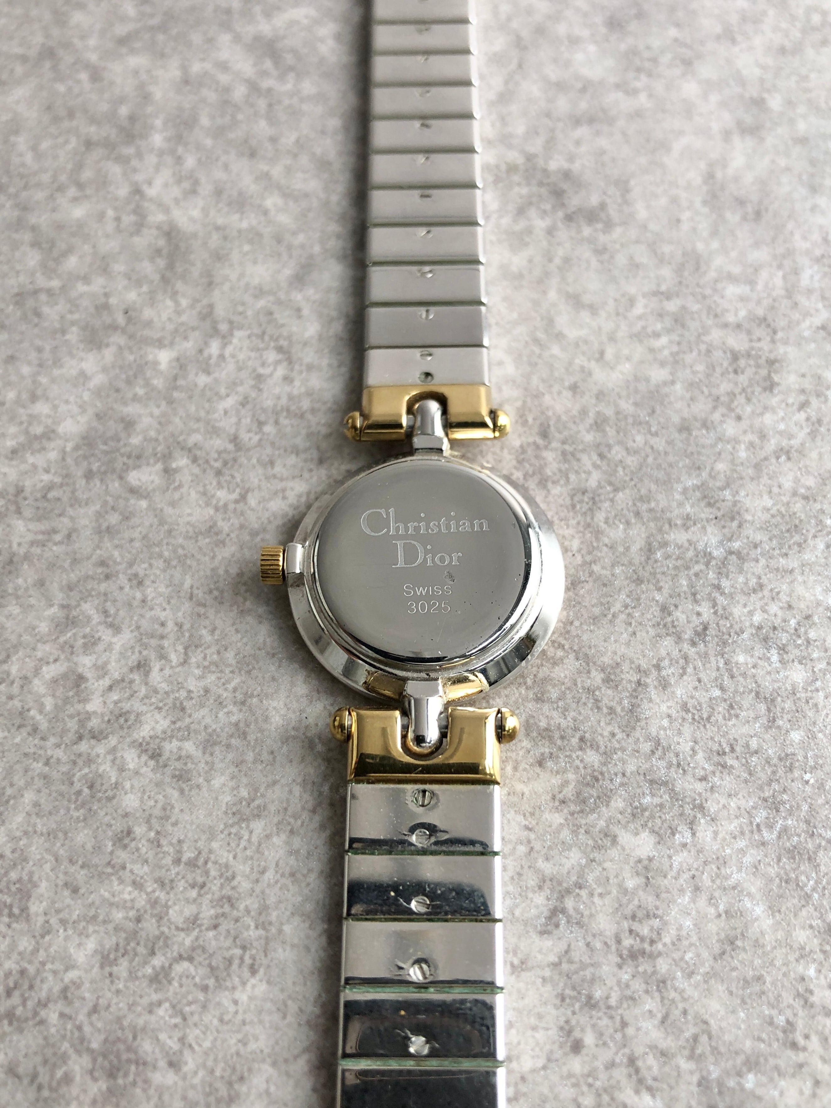 Christian Dior クリスチャン ディオール 腕時計 シルバー×ゴールド