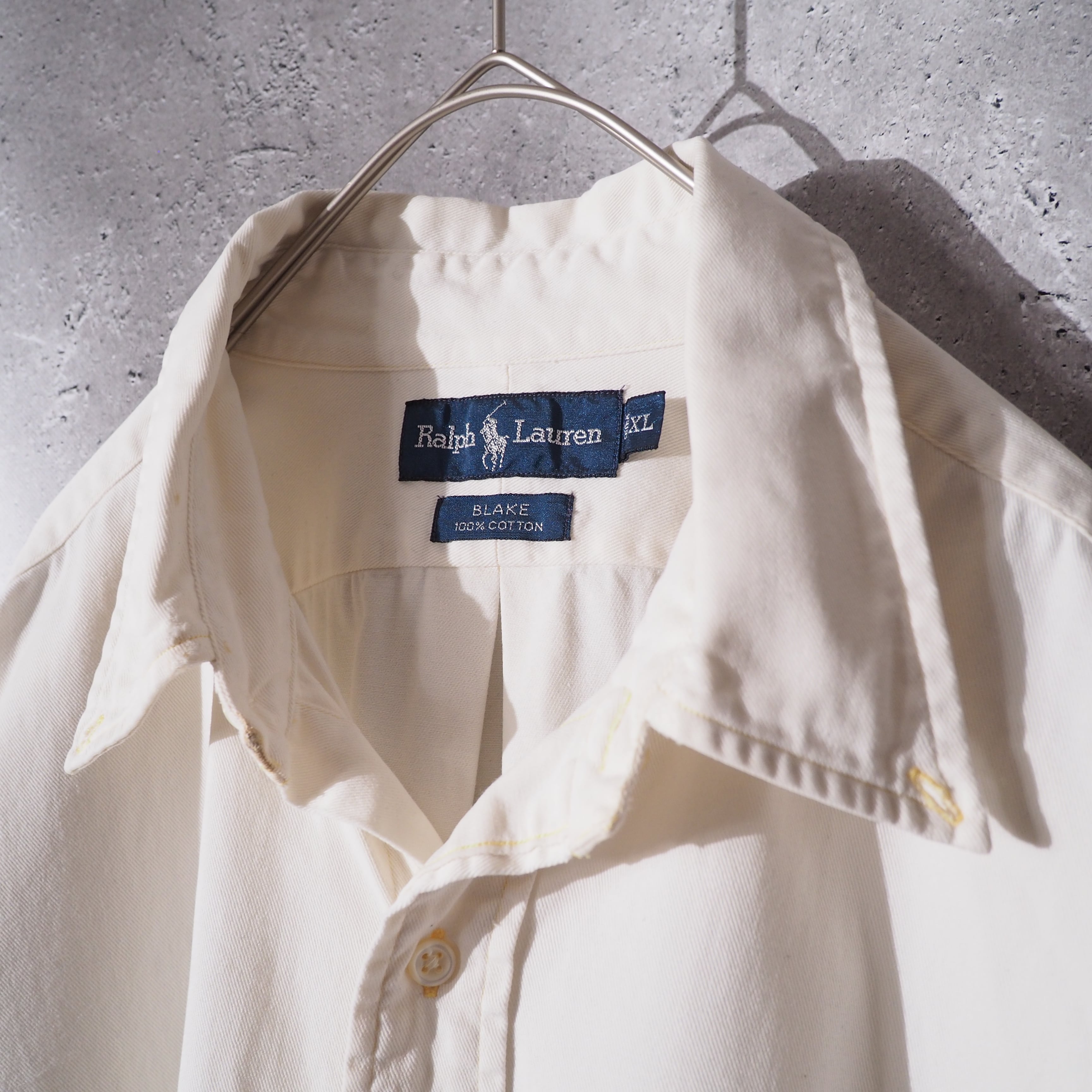 1990s " Ralph Lauren " Vintage Loose White Button Down Shirt