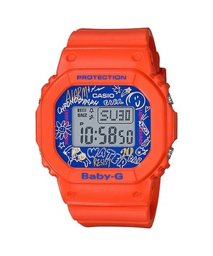 CASIO カシオ Baby-G ベビーG Graffiti Face グラフィティ・フェイス BGD-560SK-4 オレンジ 腕時計 レディース