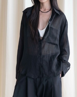 Sheer Linen Shirt