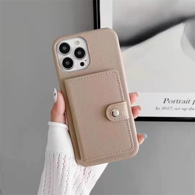 iPhoneケース カード収納ケース付き 八色 かわいい レザー製 iPhoneケース カード収納ケース付き 八色 かわいい レザー製