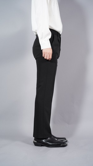 【ALUDE SELECT】straight smart slacks pants