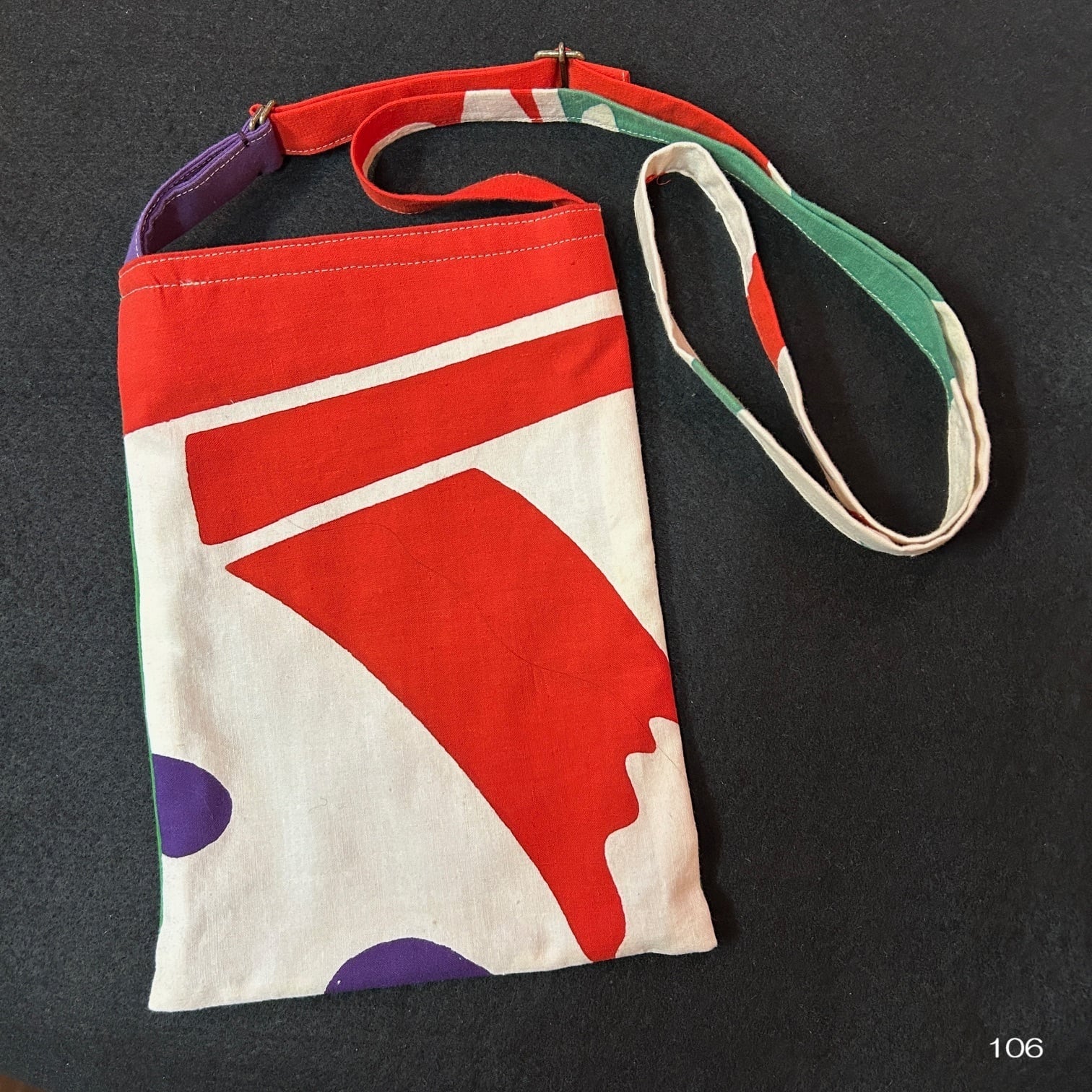 大漁旗 サコッシュB うみはくオリジナル | 海の博物館ミュージアムショップ