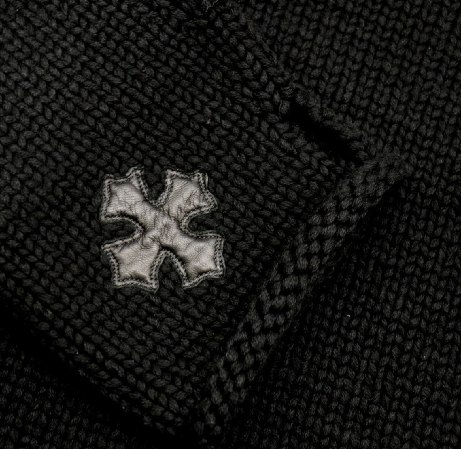 CHROME HEARTS　CH パッチスクロールあり　激レア　美品 CHROME HEARTS クロムハーツ カシミヤ CHプラスパッチ スクロール