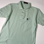 90s vintage CHAPS RALPH LAUREN チャップス ラルフローレン ポロシャツ M/ミントグリーン/日登美/鹿の子