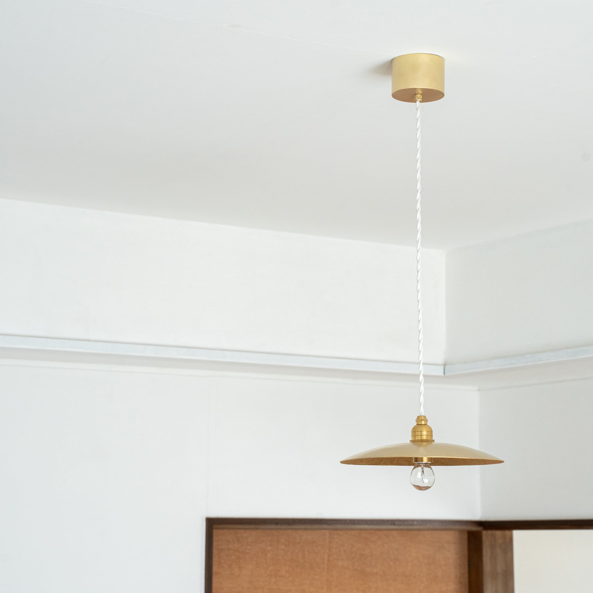受注製作】ペンダントランプE17 ＜コリーヌ230＞ / 真鍮 pendant lamp