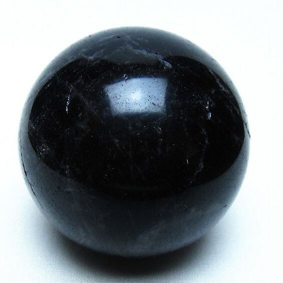 モリオン 黒水晶 丸玉 63mm 一点物 151-9507