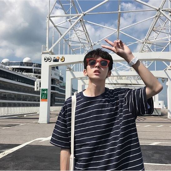 全4色 ボーダー バイカラー メンズ Tシャツ カットソー 