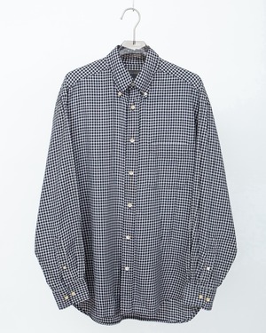 "BANANA REPUBLIC" check cotton shirt