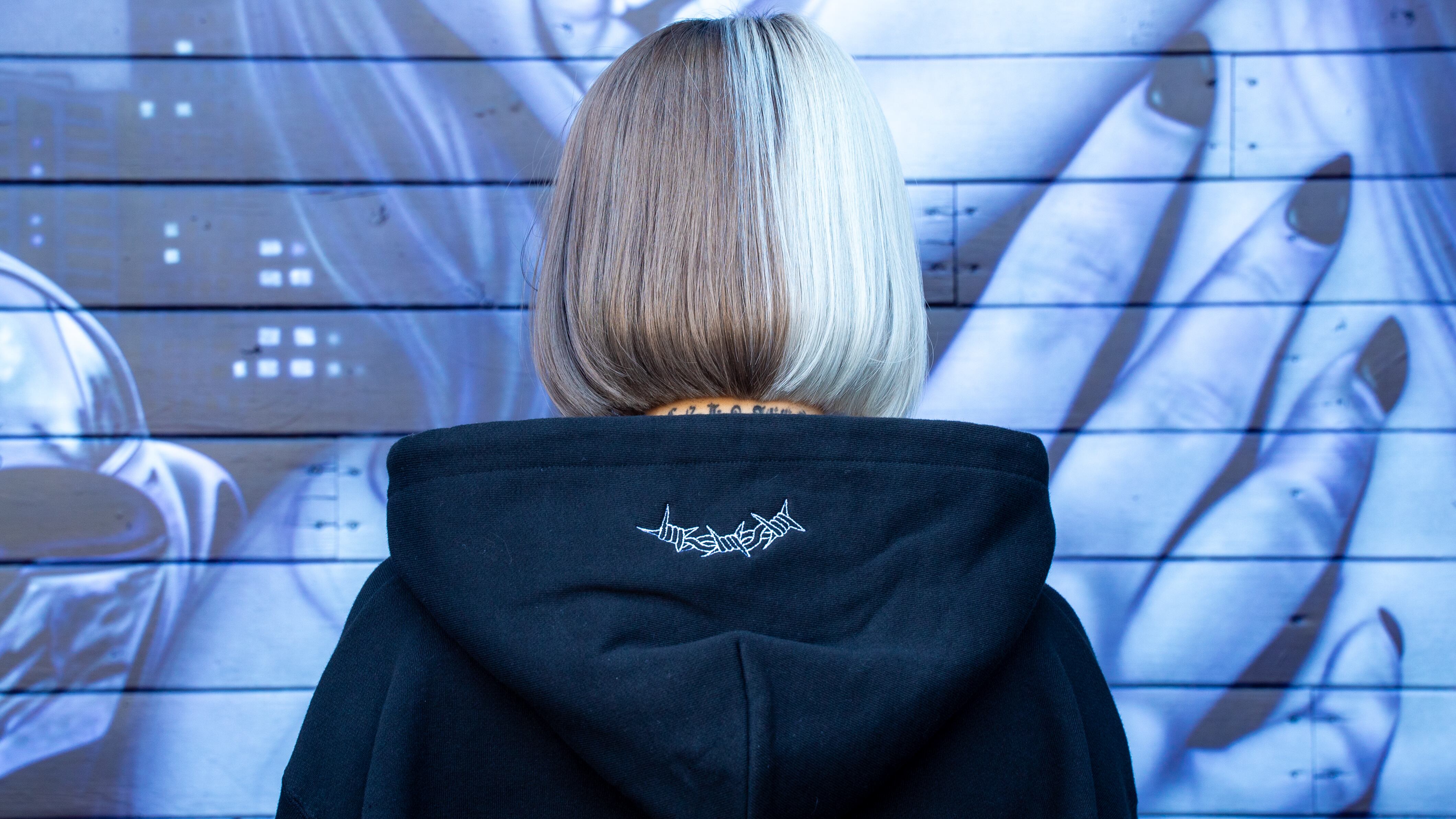 BARBED WIRE ZIP HOODIE | LIBERTYTOKYO