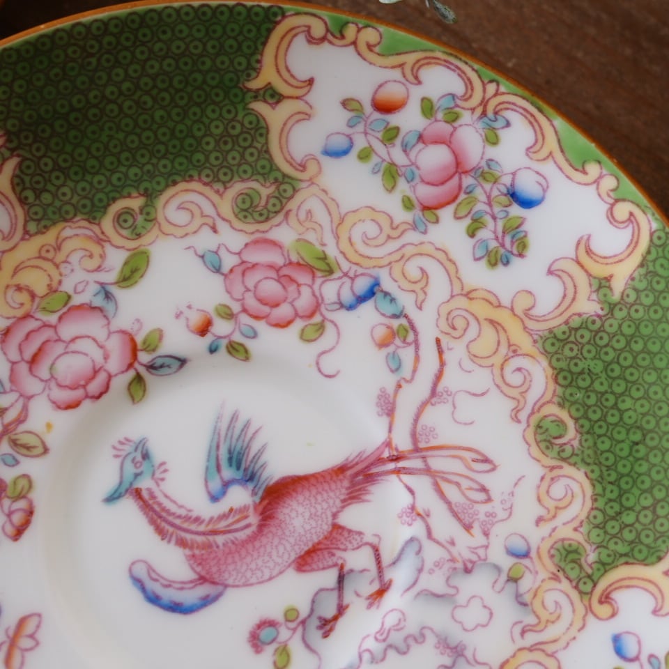 希少 英国ミントンminton コカトリス トリオ1客 カップソーサー F9