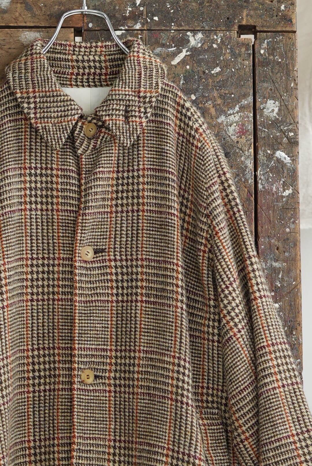CHEZ VIDALENC - COAT BOBI / HARRIS TWEED (CHATTERLEY) | Brownie