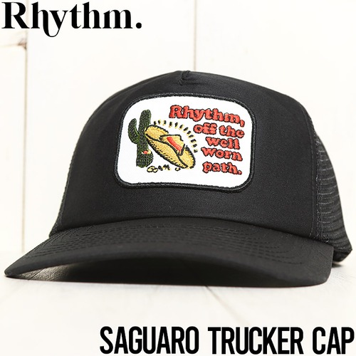 メッシュキャップ 帽子 Rhythm リズム SAGUARO TRUCKER CAP 0122M-HW07