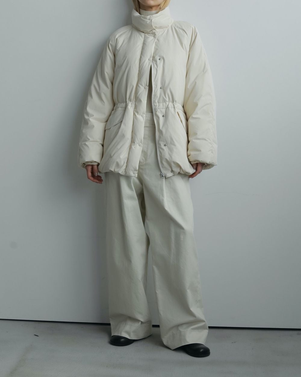 【新品】【 anuke 】Wide Chino Pants アイボリー anuke 】Wide Chino Pants | valance 福井｜レディース セレクト