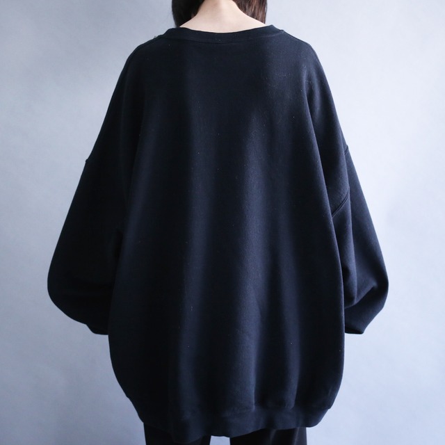 "STAR TREK" XXXL super wide over silhouette print sweat