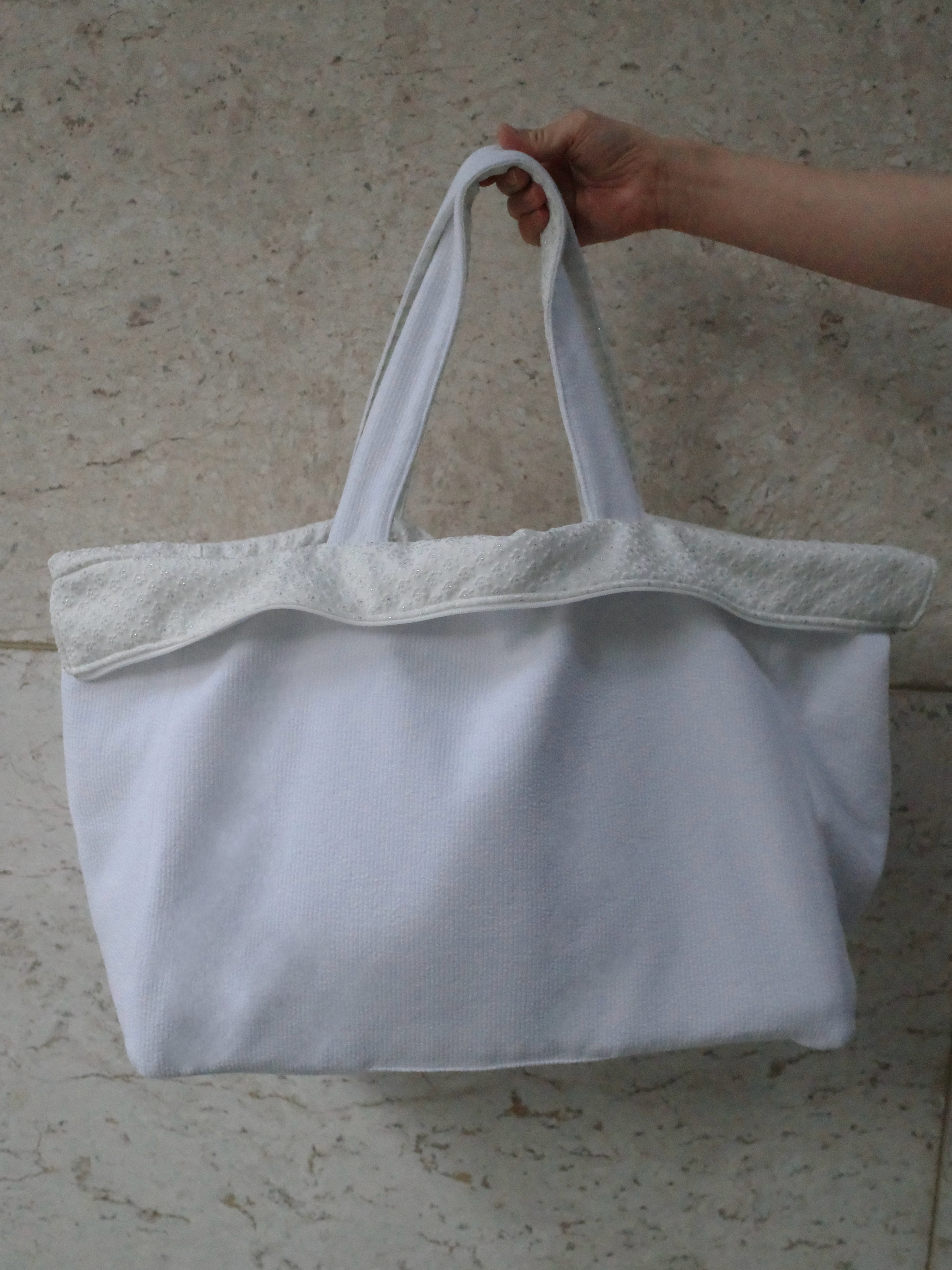 flower jacquard bag 