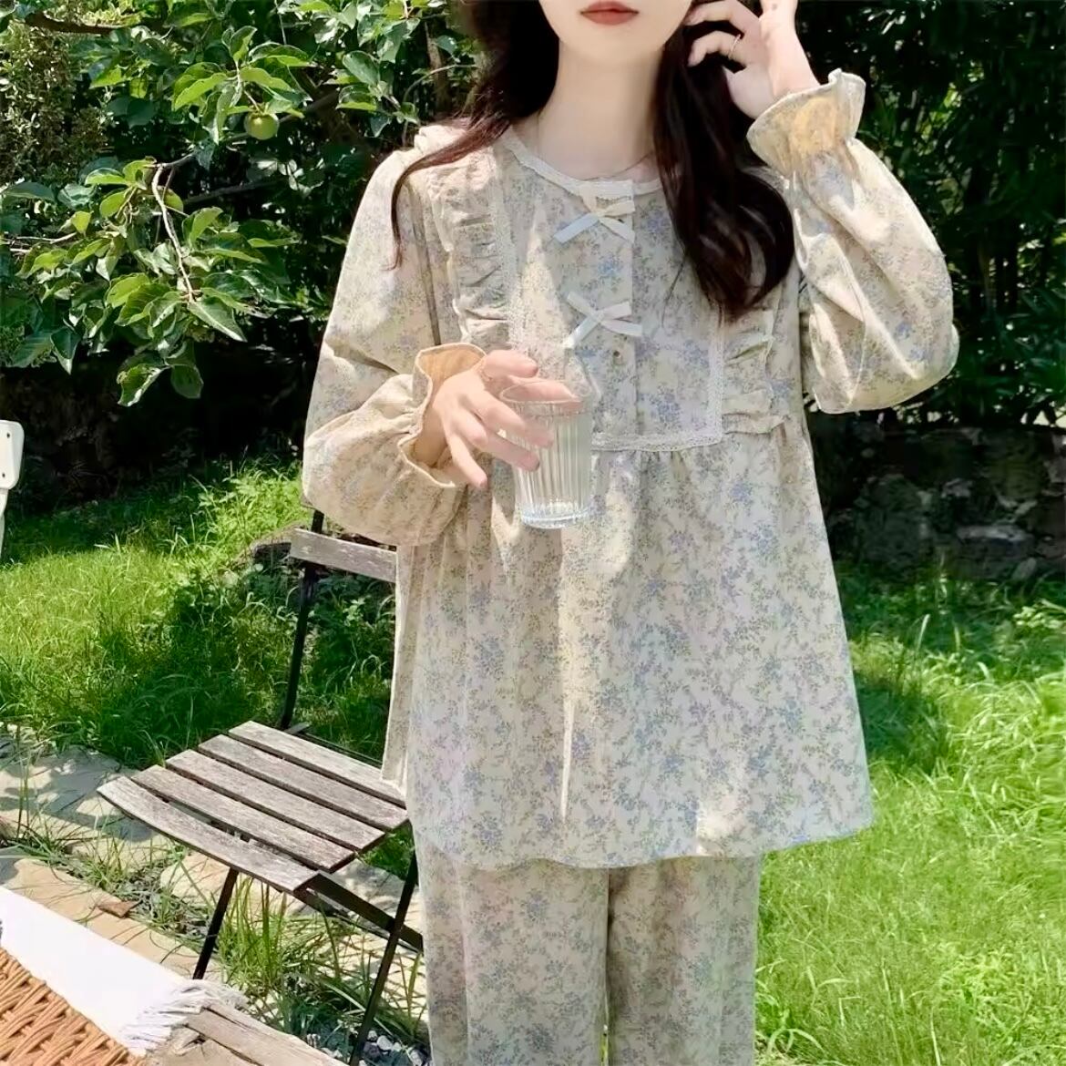 ヴィンテージフラワーパジャマ