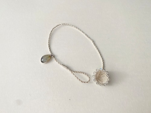 bracelet   silver×gray